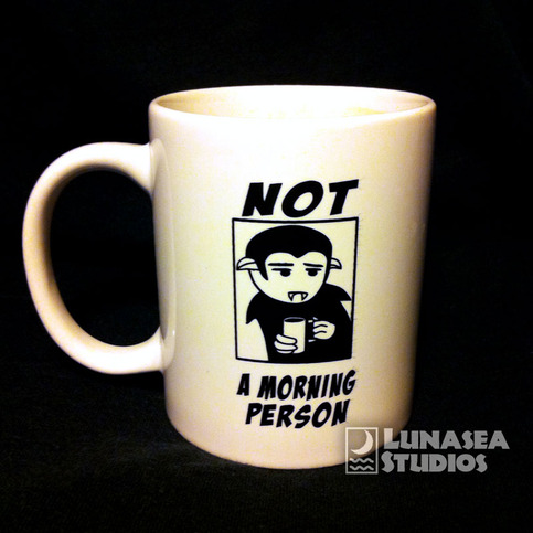 Little Vampires “Not a Morning Person” mug