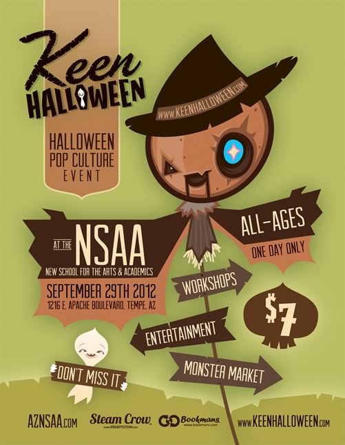 Keen Halloween 2012 flyer