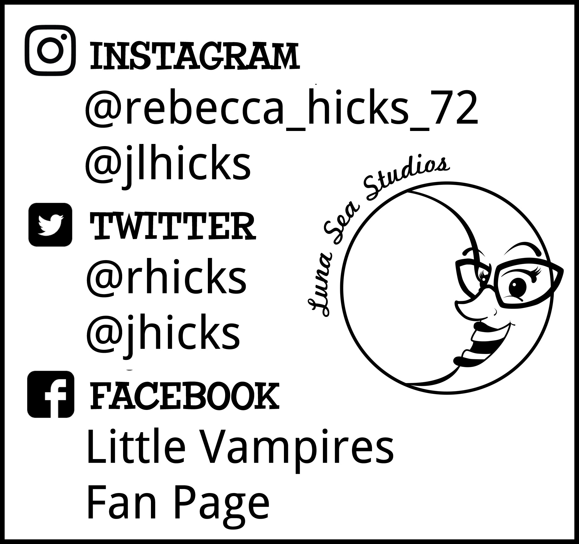 Promotional image for Little Vampires on social media