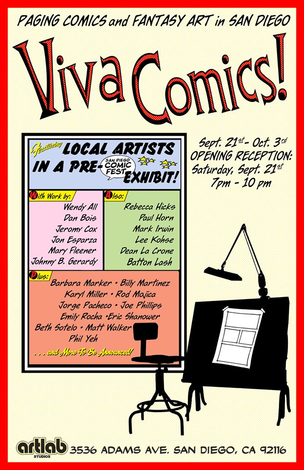 Viva Comics! promotional poster image